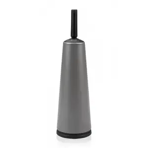 Ёршик для туалета с держателем BRABANTIA 477324, платиновое покрытие, высота 420 мм, диаметр 122 мм