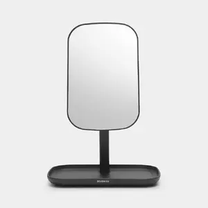 Freestanding Makeup Mirror Brabantia 280702 Rectangular Grey 200mm Width