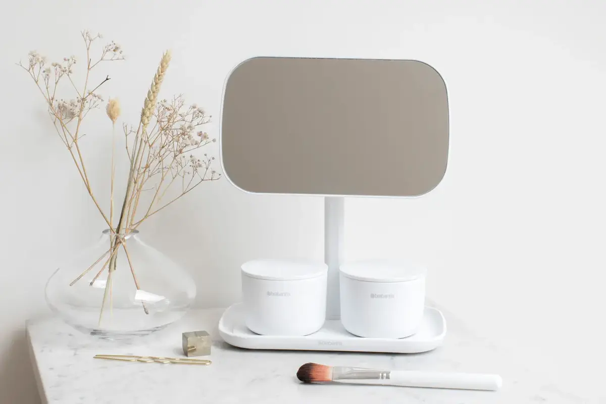 BRABANTIA 280726 freestanding rectangular makeup mirror Photo 4