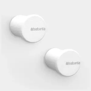Towel holder Wall-mounted Brabantia MindSet White Width 21 mm Depth 23 mm Height 21 mm