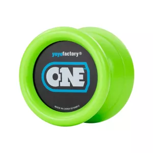 YoYo Factory YO-YO ONE green beginner yo-yo, fixed axle, plastic body