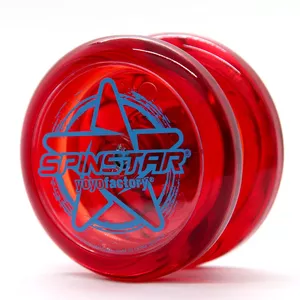 YoYo Factory SpinStar Red jo-jo iesācējiem un vidējam līmenim, modelis YO 444, atsaucīgs