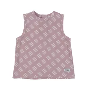 Lodger Tank Topper Tribe Muslin vasaras mazuļu krekliņš bez piedurknēm, Rose, 68 cm