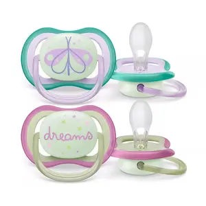 Пустышка для ребёнка Philips AVENT ultra air SCF376/19, ортодонтическая силиконовая соска