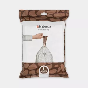Trash bags BRABANTIA 138645 for 40–45 L bins, pack of 40
