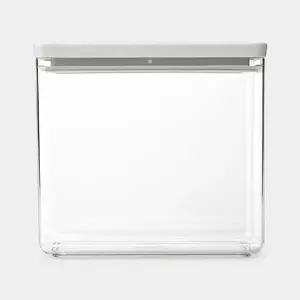 Canister Brabantia Tasty+ Rectangular 3.5 L Light grey