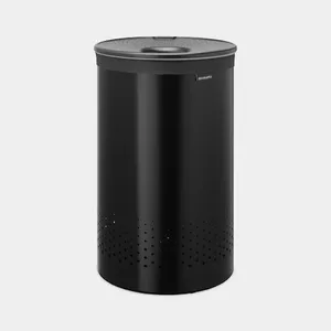 Корзина для белья BRABANTIA 60 л Matt Black, модель 242380, объем 60 литров