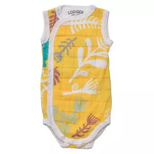 Sleeveless cotton romper LODGER Botanimal Spring, size 68 cm