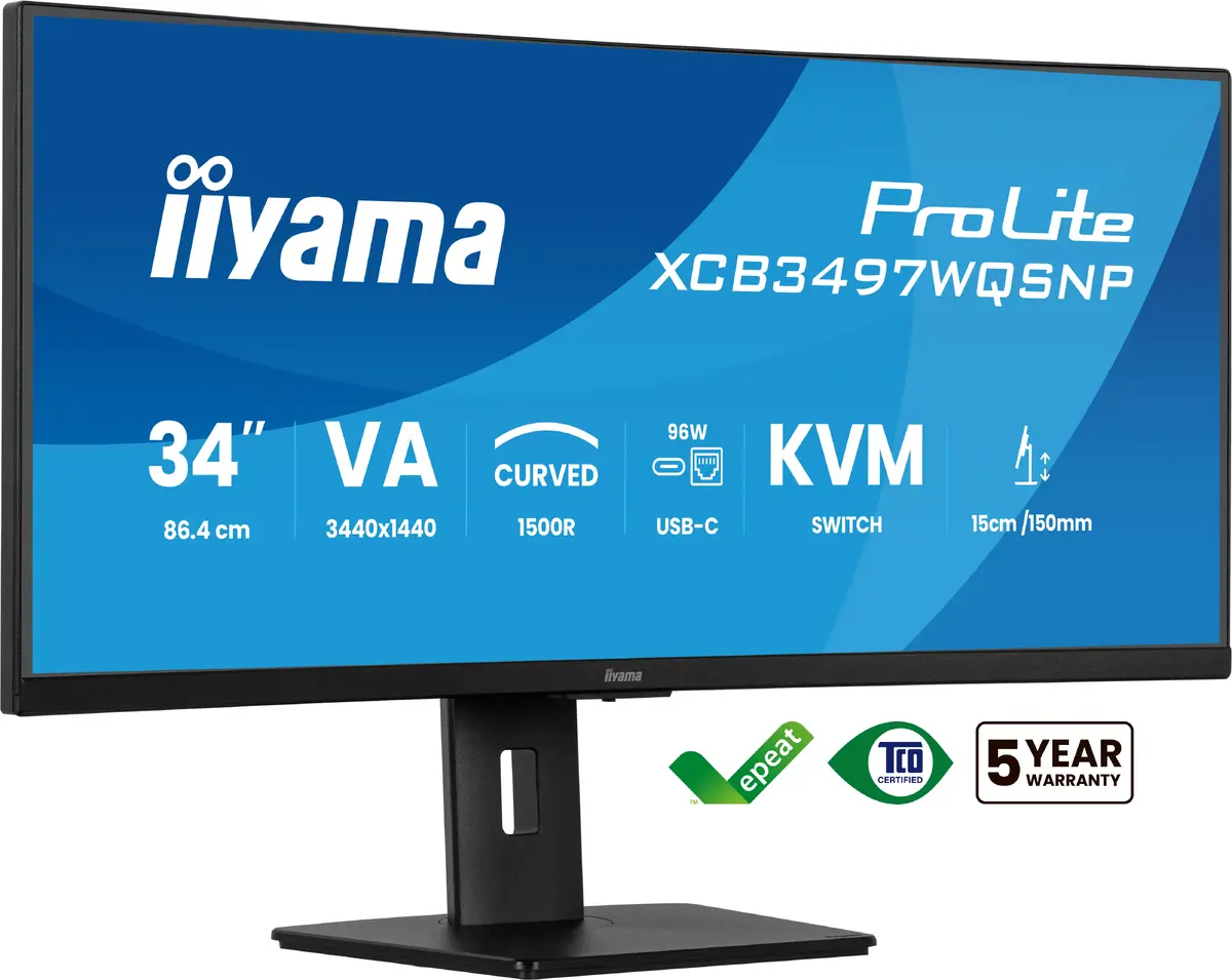 Монитор iiyama ProLite 34" UWQHD Photo 4