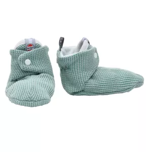 Lodger Slipper Ciumbelle kokvilnas čībiņas, 3-6m, Silt Green