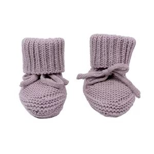 Bērnu čības LODGER Slipper Knit SLK 107_0-6 Rose 0–6 mēn adītas