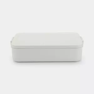 Lunch box BRABANTIA Make & Take large light grey 203121 – reusable food container, large capacity