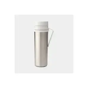Termokrūze BRABANTIA Make & Take 0.5 L gaiši pelēka, izolēta ceļojumu krūze 500 ml