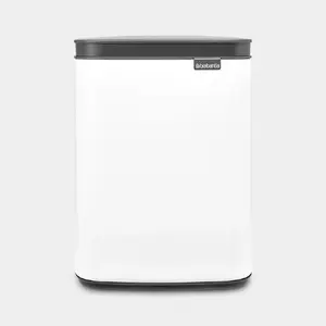 Brabantia Bo Waste Bin 4 L Rectangular Steel Black White