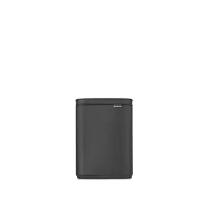BRABANTIA atkritumu tvertne Bo, 4L, Mineral Infinite Grey