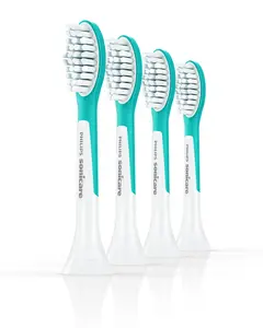 Toothbrush heads Philips Sonicare For Kids HX6044/90, 4 pack, Blue/White, 3-month replacement