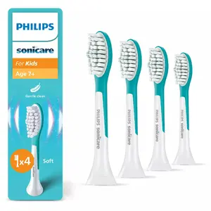 Philips Sonicare For Kids HX6044/90 Standarta rezerves zobu birstes uzgaļi 4 gab. mīksti zili balti