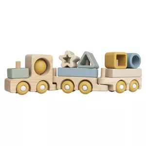 Koka rotaļu vilciens Baby's Only BO-860.852.810.50 10+ — Swirl dizains