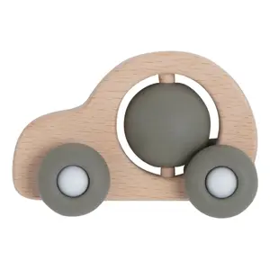 Rotaļlietas figūra Baby's only BO-860.853.125.50 — silikons un koks, zaļa