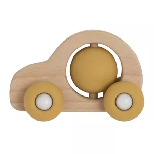 Rotaļu mašīna Baby's only BO-860.853.017.50 0+ okera - mīksta ratusmašīna zīdainim