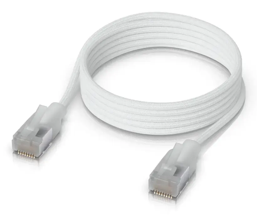 UBIQUITI UACC-CABLE-PATCH-EL-C6A-1M-W Cat6a 1 m kabelis Photo 2
