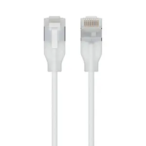 Networking patch cable UBIQUITI UACC-CABLE-PATCH-EL-C6A-5M-W Cat6a 5 m RJ-45 translucent white