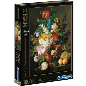 Clementoni CLE puzzle 1000 Museum VanDa Vaso DiFiori 37086 — galda puzle 1000 daļas