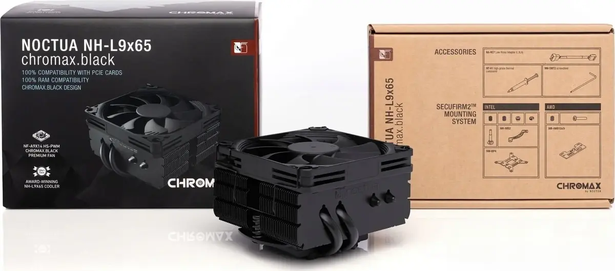 Noctua NH-L9x65 chromax.black CPU dzesētājs Photo 2