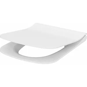 Сиденье для унитаза CERSANIT E-PACK BOARD CITY SQUARE DUR ANTIB WO ŁW ONE BUTTON