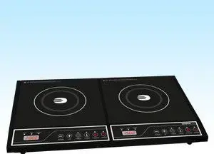 Freestanding induction hob ORAVA VP-40i, double cooking zones, 3500W, black