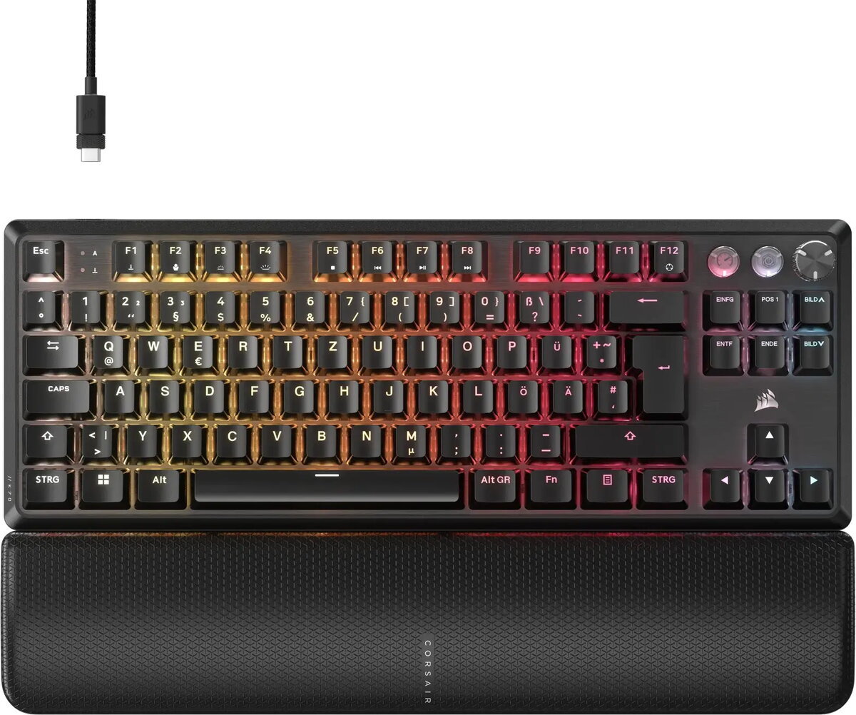 Corsair K70 PRO TKL spēļu tastatūra