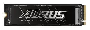 M.2 NVMe SSD GIGABYTE AORUS Gen5 14000 — 4 TB, PCIe 5.0, Read 14100 MB/s, Write 12600 MB/s