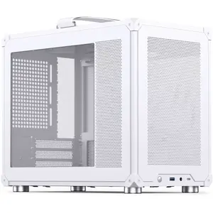 Datora korpuss Jonsbo C6 MAX, Mini, Micro-ATX, Balts