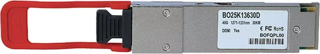 Optiskais QSFP transīvers BlueOptics BO25K13630D 40GBASE-ER4L