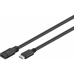 USB-C extension cable MicroConnect USB3.1CC05EX 3.2 Gen 1, 1 m, USB 3.1/3.2 Gen1 data extension