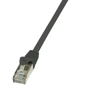 LogiLink 2m Cat.5e U/UTP RJ45 networking cable Black