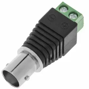 BNC female connector, Noname ET-BNC-F, removable type, coaxial cable termination
