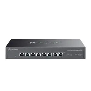 Tīkla slēdzis TP‑LINK Omada DS1008X nevadāms 8x 10G RJ‑45 (100/1000/10000) 1U melns