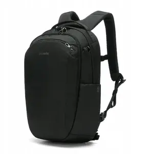 Plecakts Pacsafe V 26l Tour – Pacsafe 61125130, pretzagļu ceļojumu mugursoma, 26 l, melna