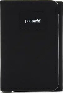 Wallet Pacsafe RFIDsafe Trifold 11005130 black — RFID-blocking trifold wallet