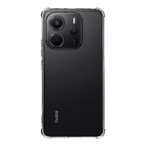 Phone protective TPU plyo case Tactical for Xiaomi Redmi Note 14 4G, transparent