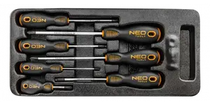 Screwdriver Set PH 7-piece, NEO tools 84-232, insert bits included