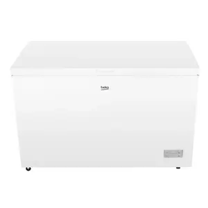 Chest freezer BEKO CF380EWN — 371 L, inverter compressor, E class, white