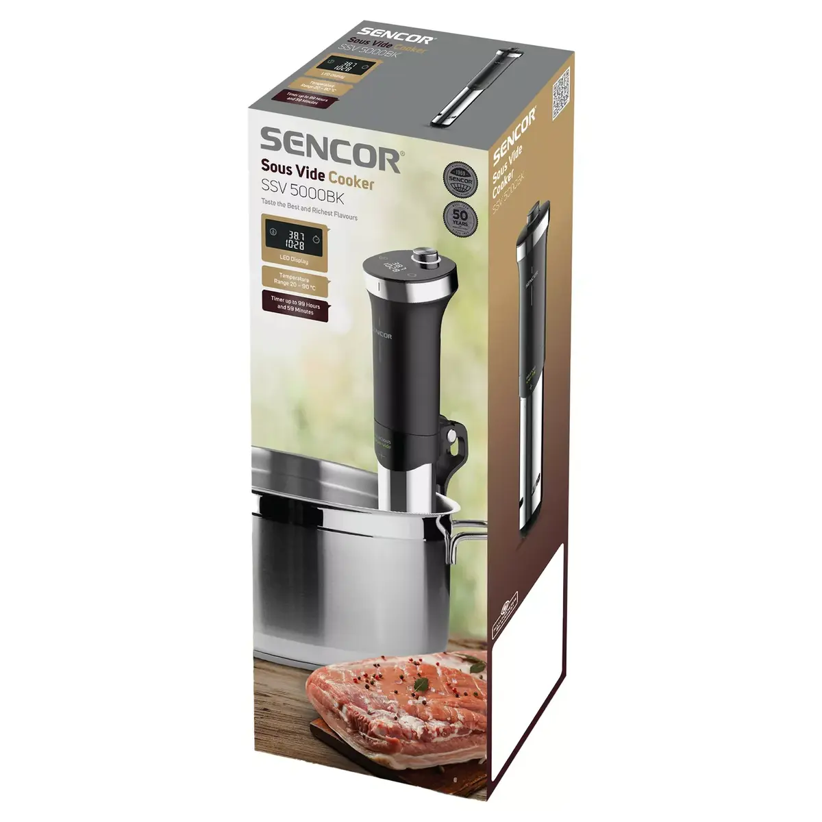 SENCOR SSV5000BK sous-vide ierīce 20–90°C Photo 12