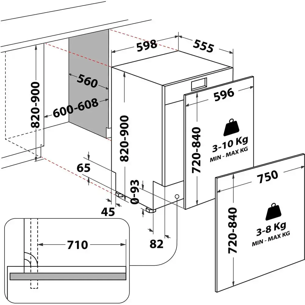 Посудомоечная машина Whirlpool WH8IA15AM3TUS0 Photo 11