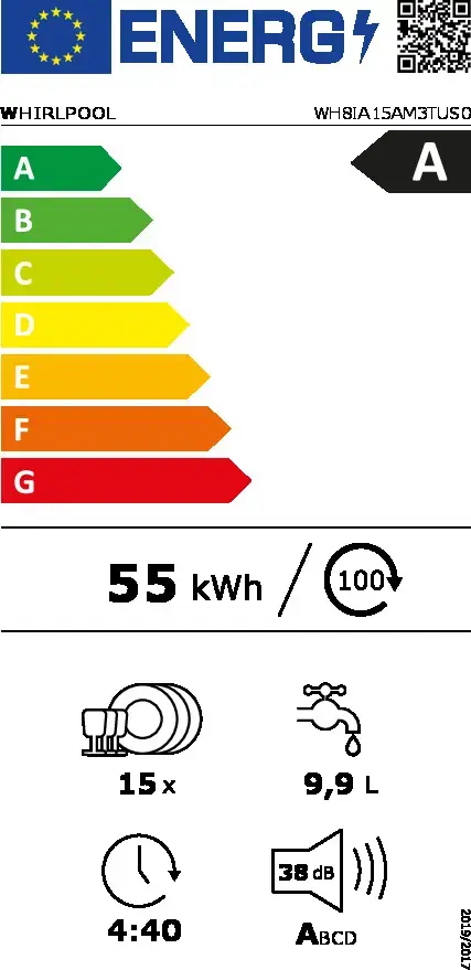Посудомоечная машина Whirlpool WH8IA15AM3TUS0 Photo 12
