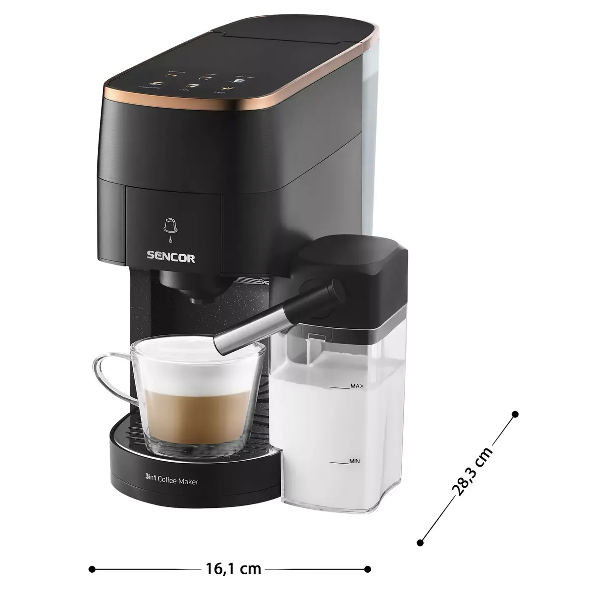 SENCOR SCC3000BK multi‑capsule coffee machine Photo 6