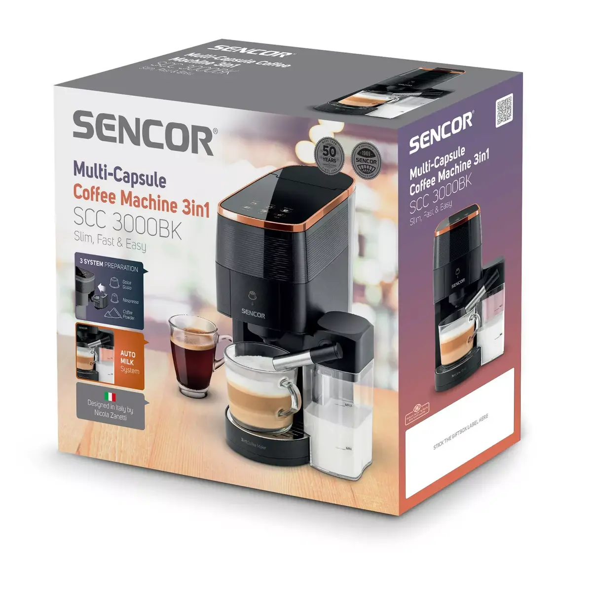 SENCOR SCC3000BK multi‑capsule coffee machine Photo 13