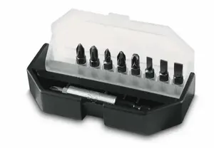 Bit set STANLEY 7-piece with holder, assorted screwdriver bits