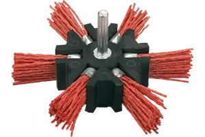 Disc-shaped nylon sanding brush Verto 100 mm